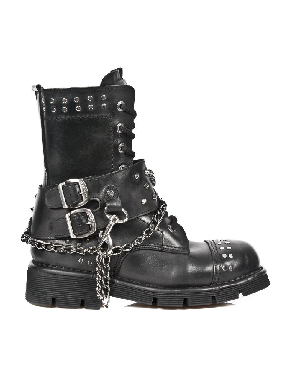 new rock BOOT METALLIC M-NEWMILI081-C1