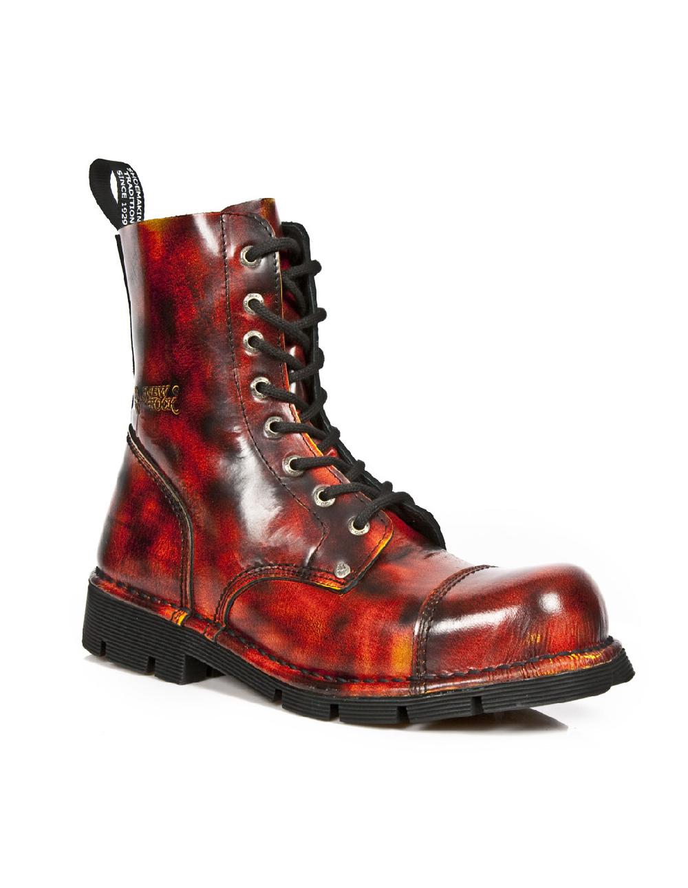 New Rock BOOT METALLIC M-NEWMILI083-C2
