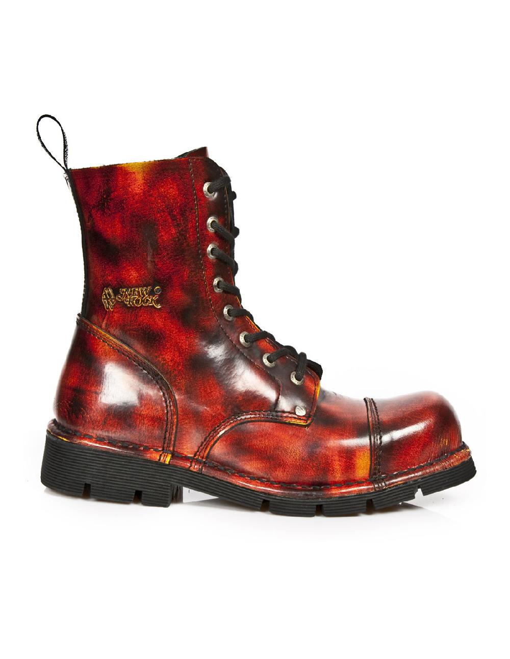 new rock BOOT METALLIC M-NEWMILI083-C2
