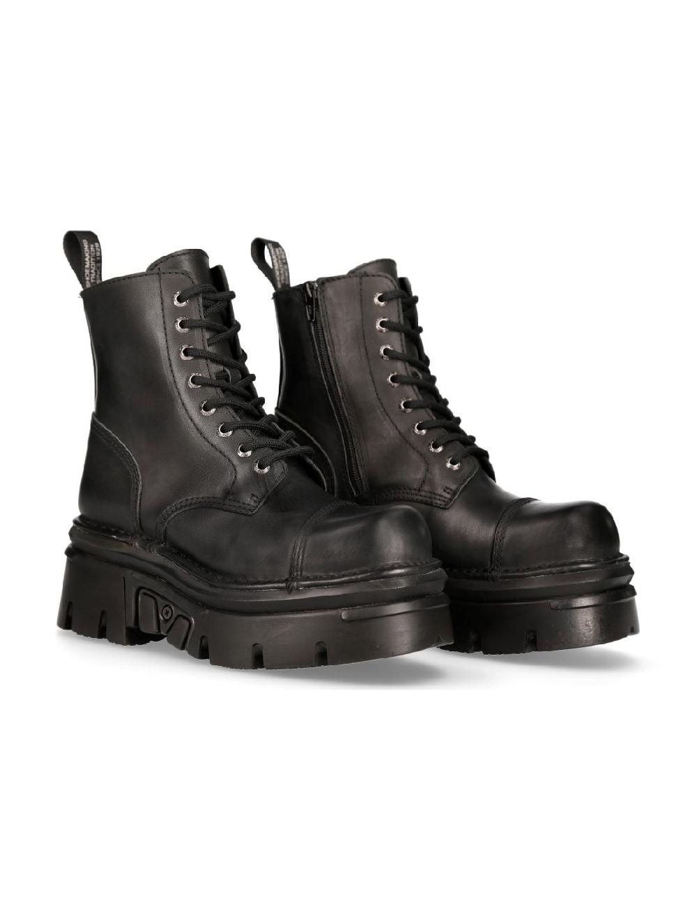 new rock BOOT METALLIC M-NEWMILI083-C22