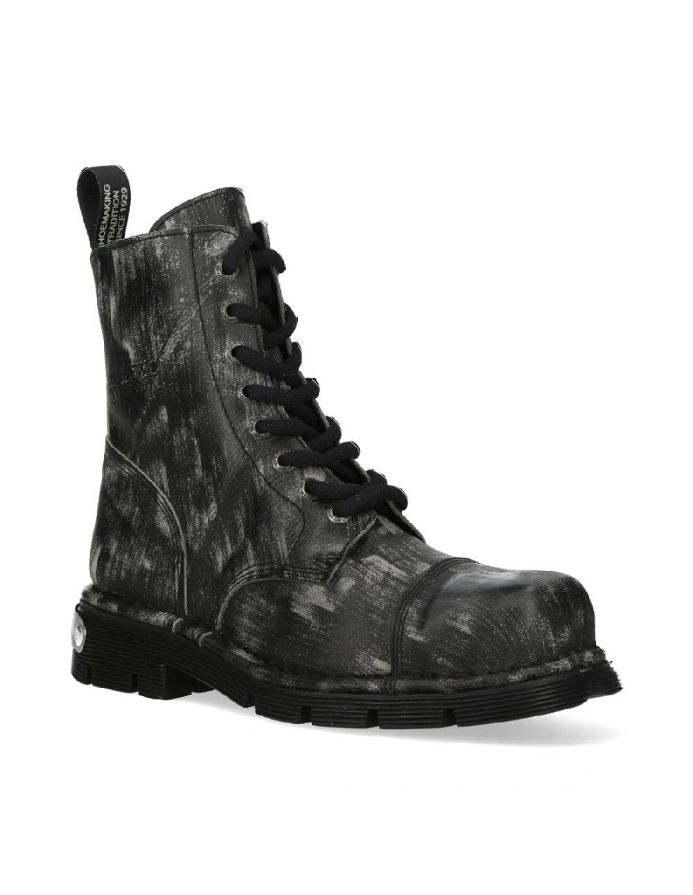 New Rock BOOT METALLIC M-NEWMILI083MTL-C1