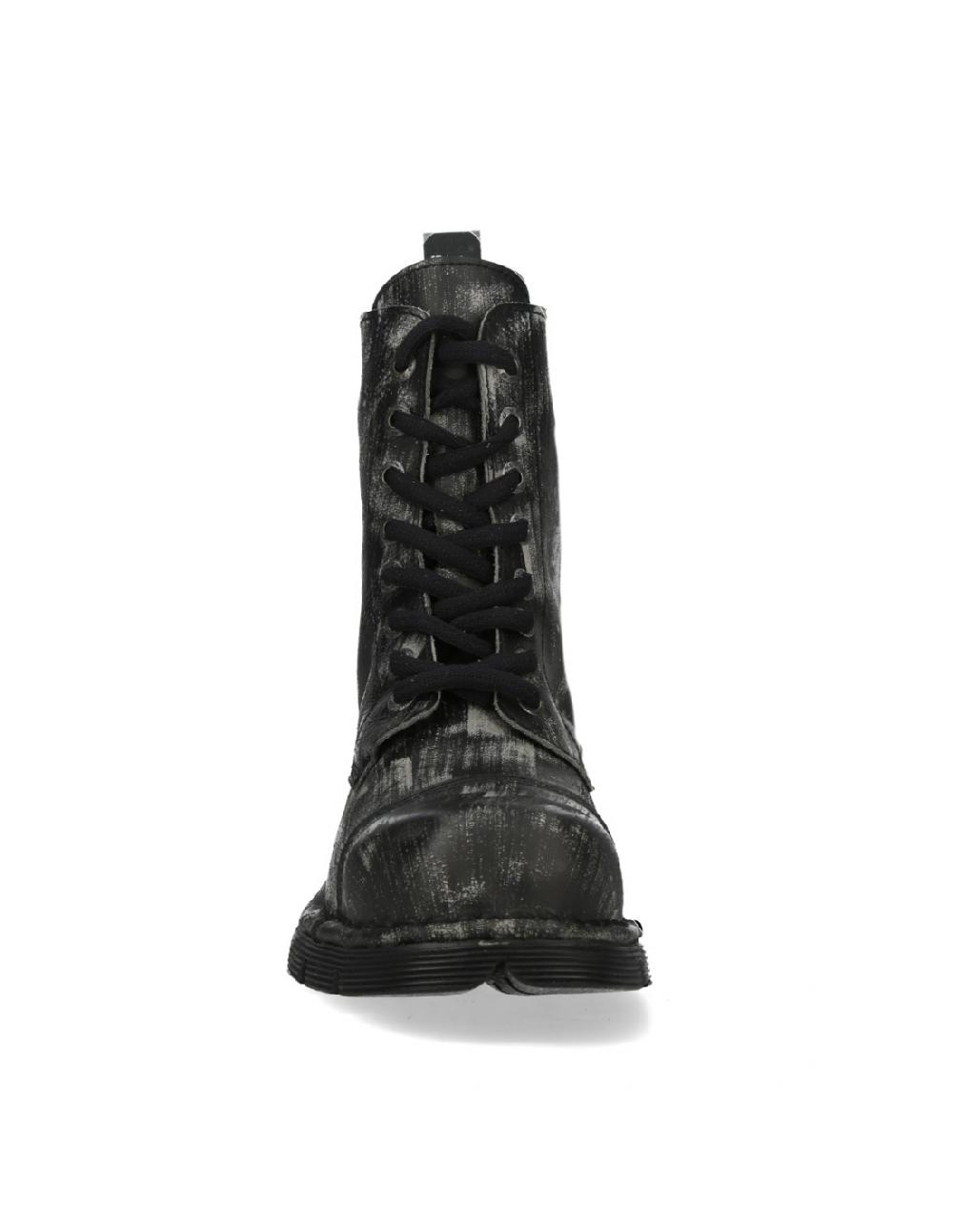 New Rock BOOT METALLIC M-NEWMILI083MTL-C1
