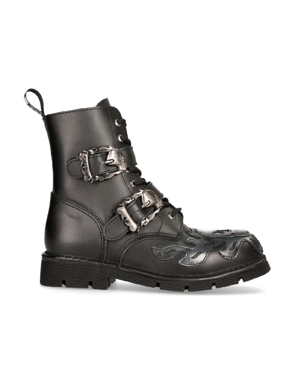 New Rock BOOT METALLIC M-NEWMILI091-C1