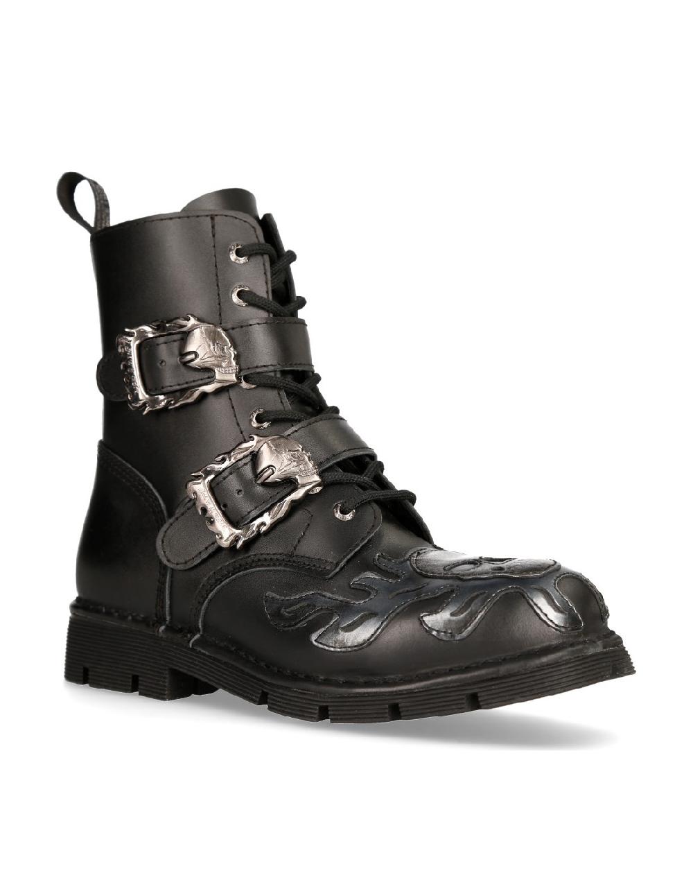 New Rock BOOT METALLIC M-NEWMILI091-C1