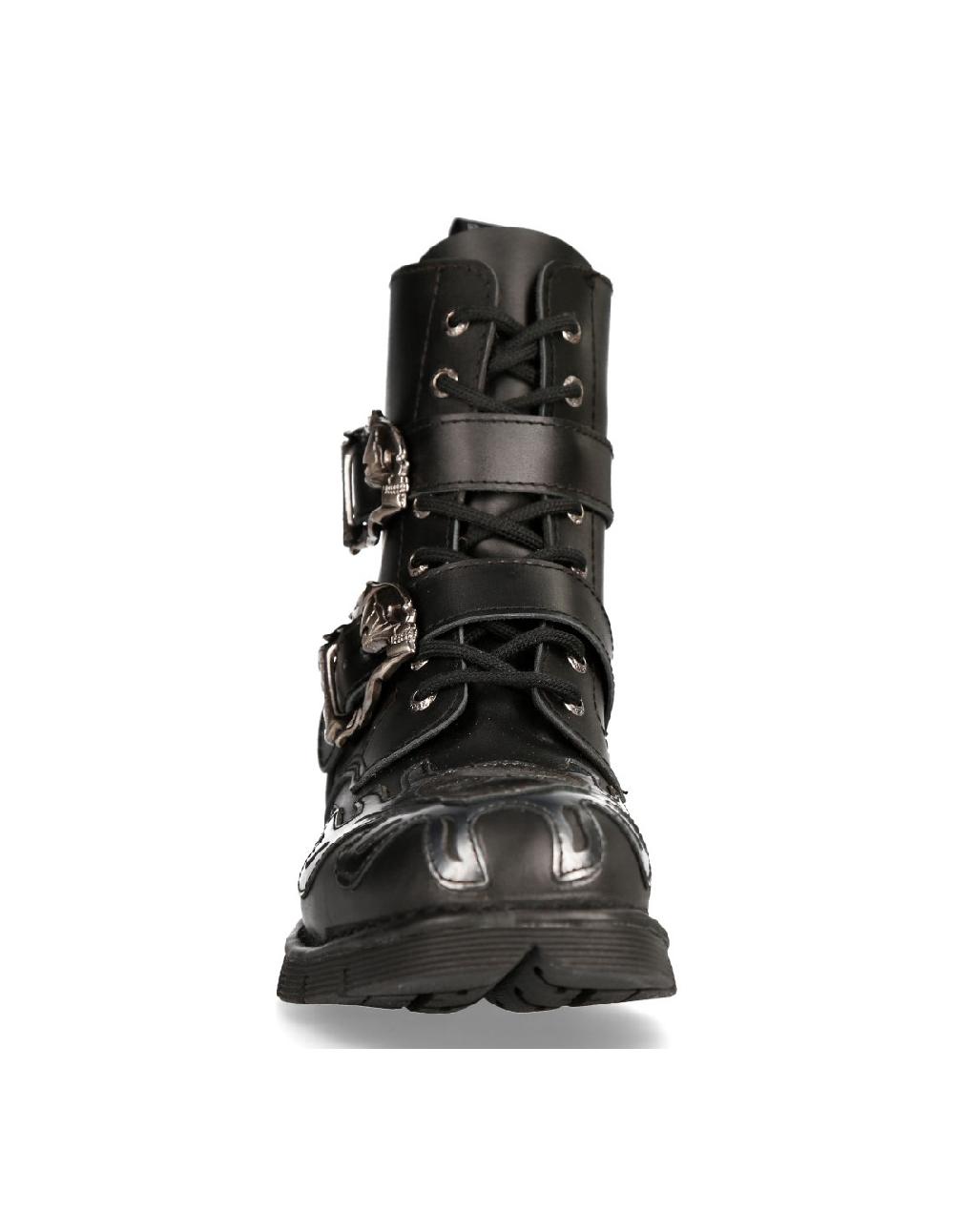New Rock BOOT METALLIC M-NEWMILI091-C1