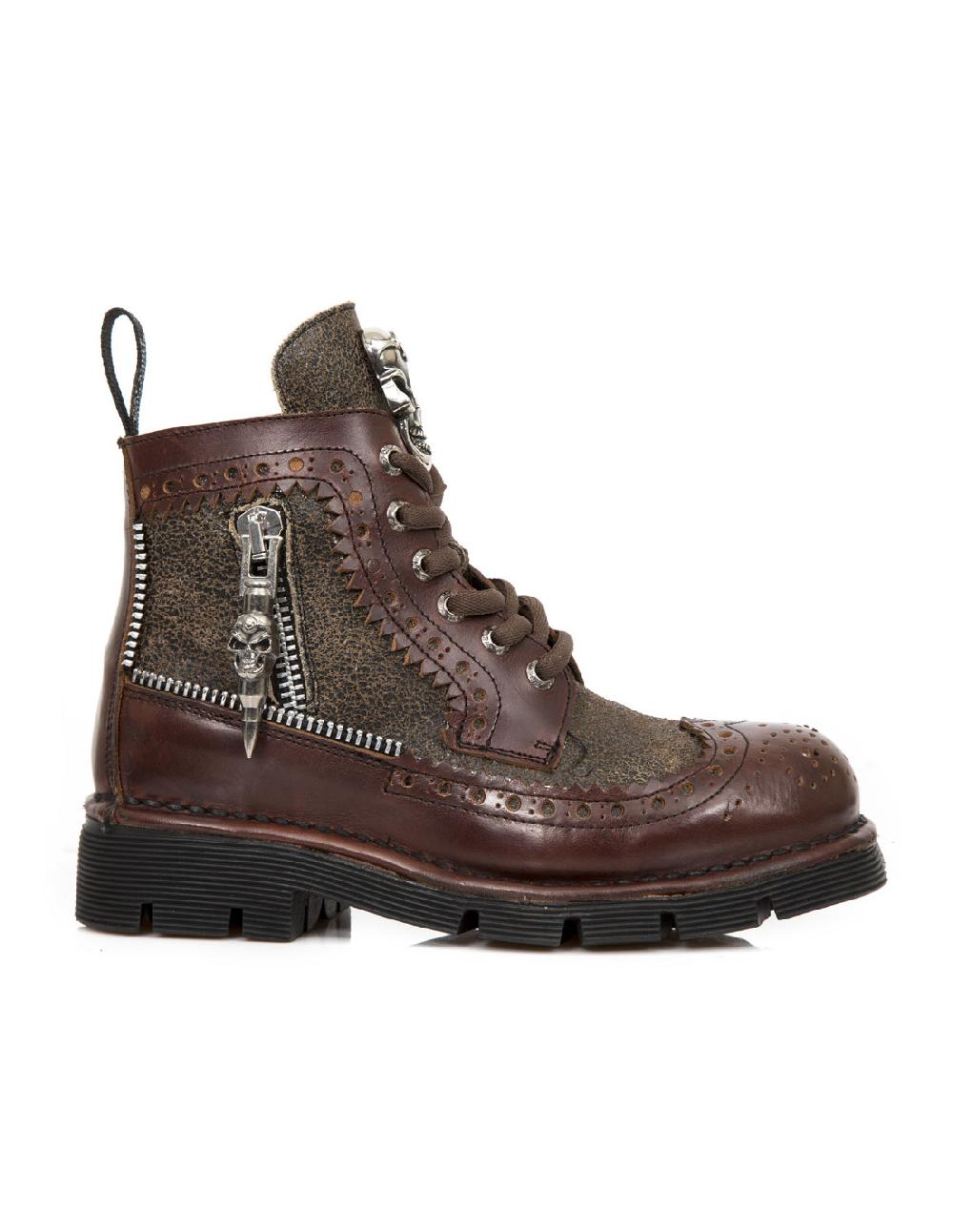 New Rock BOOT METALLIC M-NEWMILI115-C1