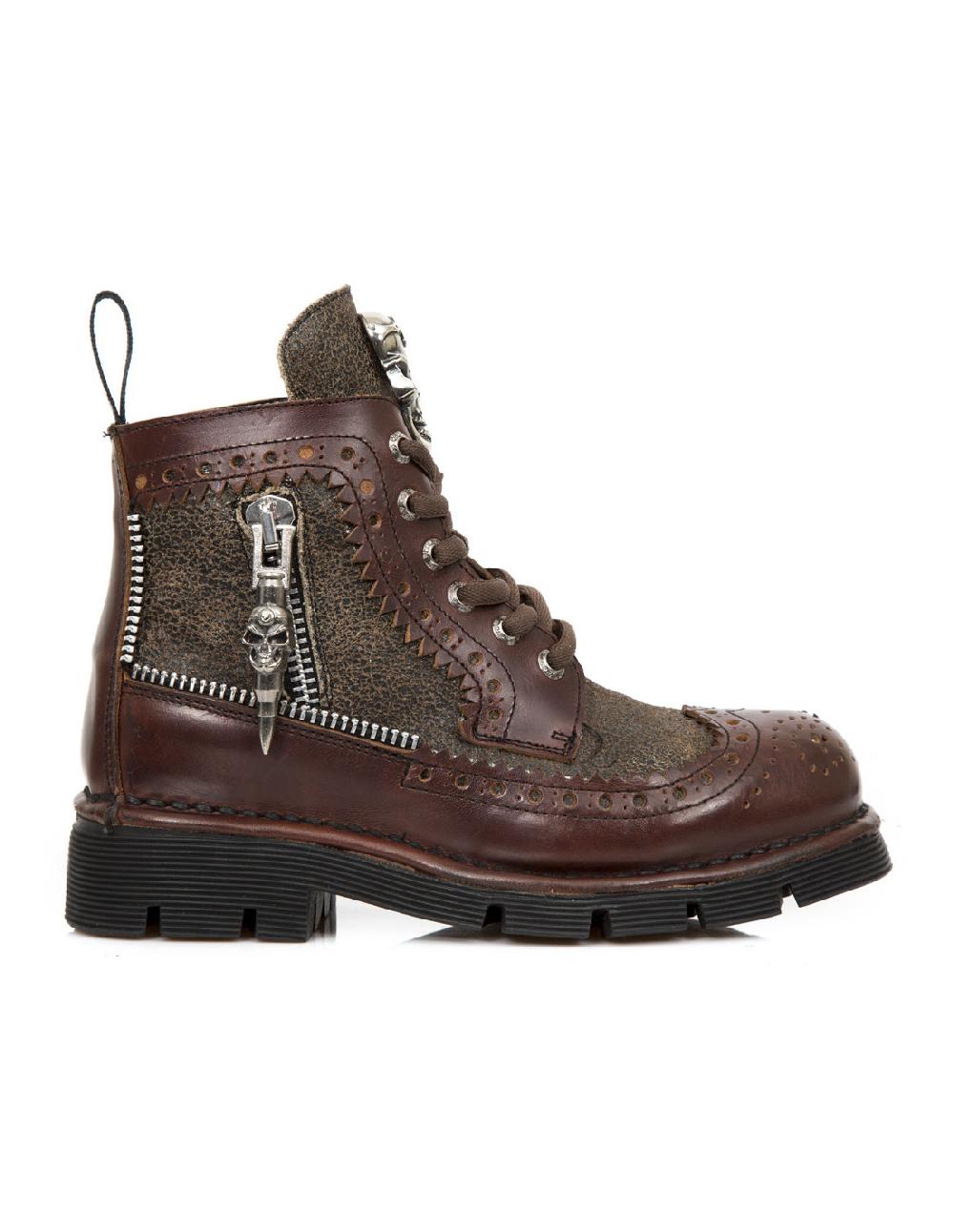 New Rock BOOT METALLIC M-NEWMILI115-C1