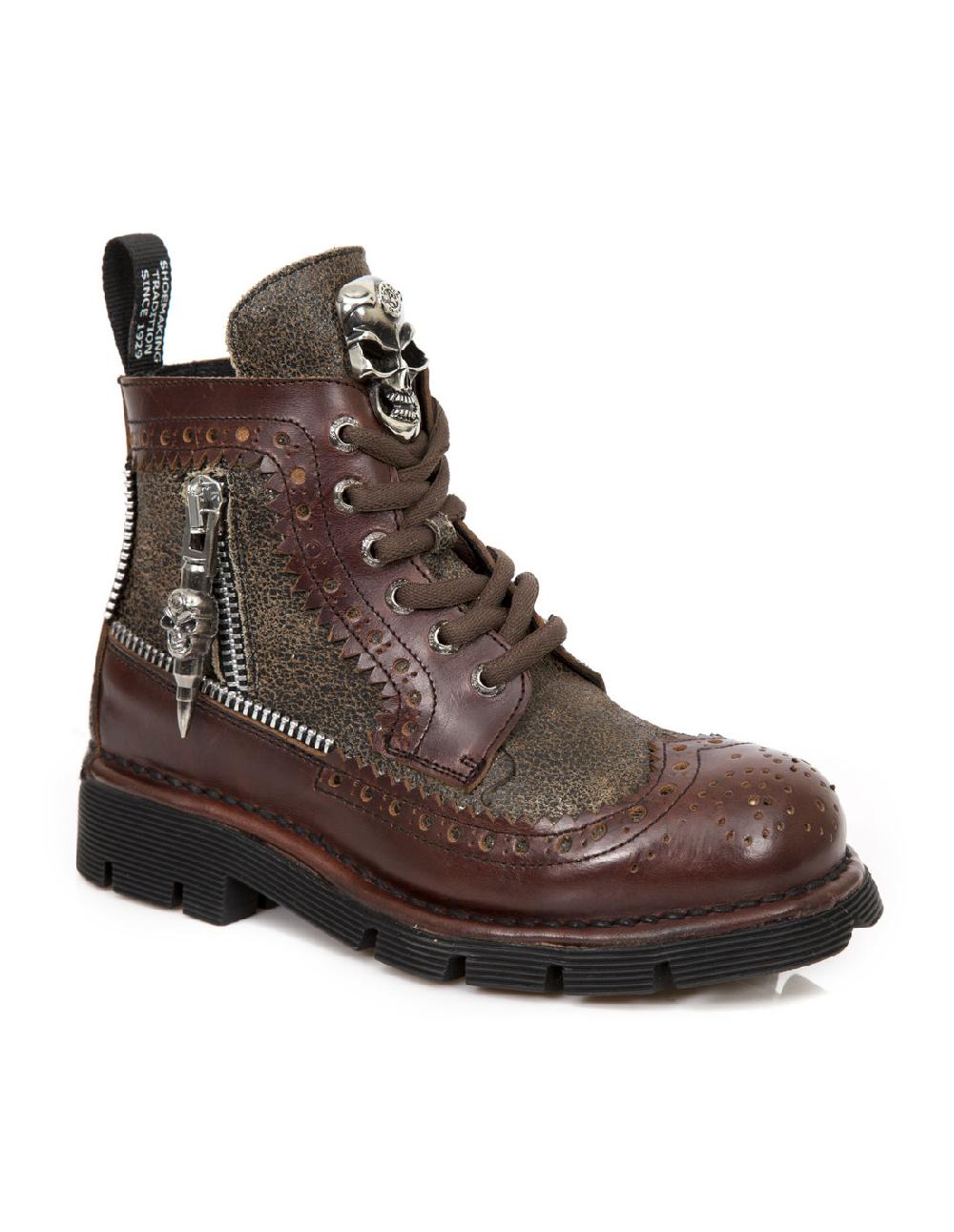 new rock BOOT METALLIC M-NEWMILI115-C1