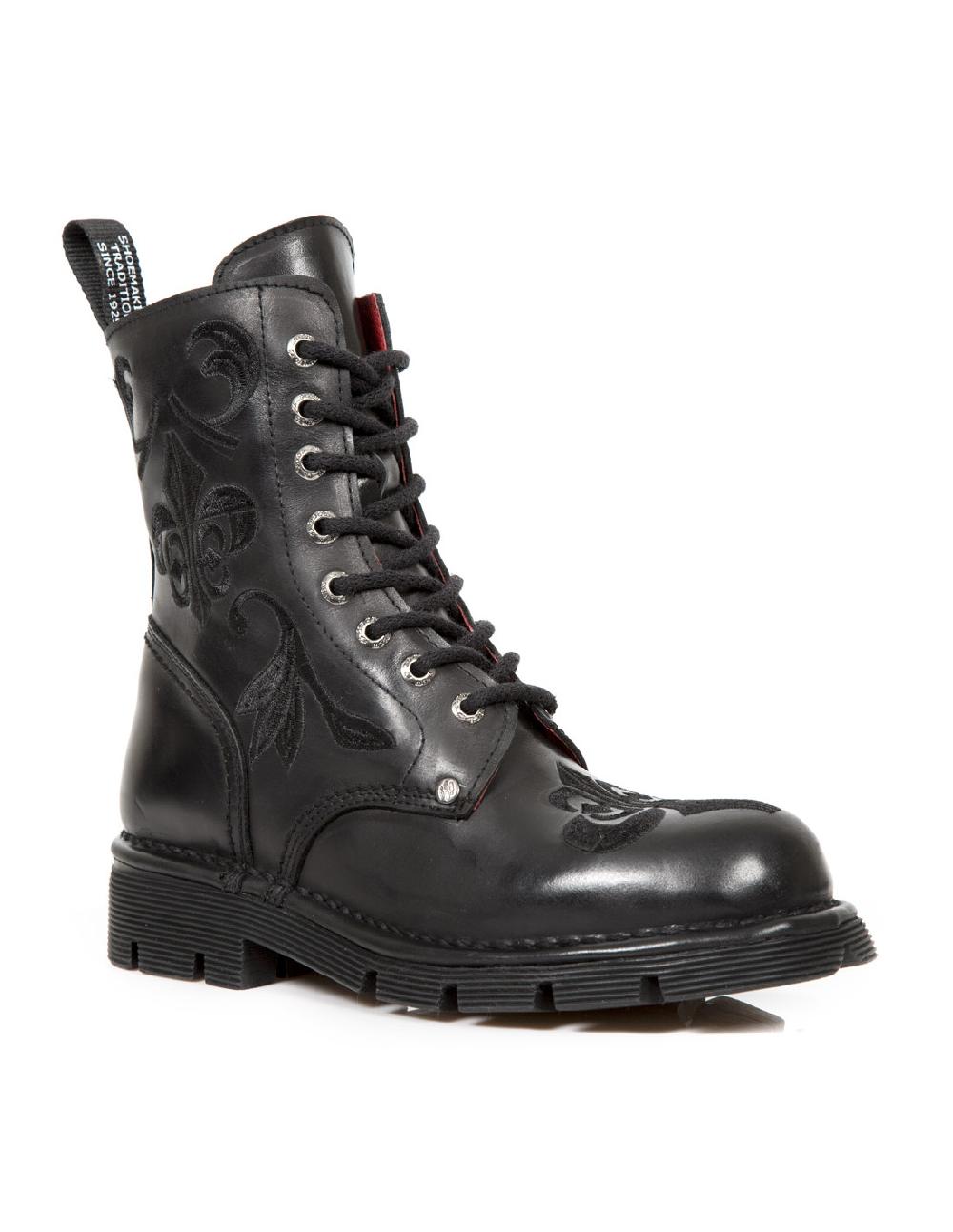 New Rock BOOT METALLIC M-NEWMILI118-S1