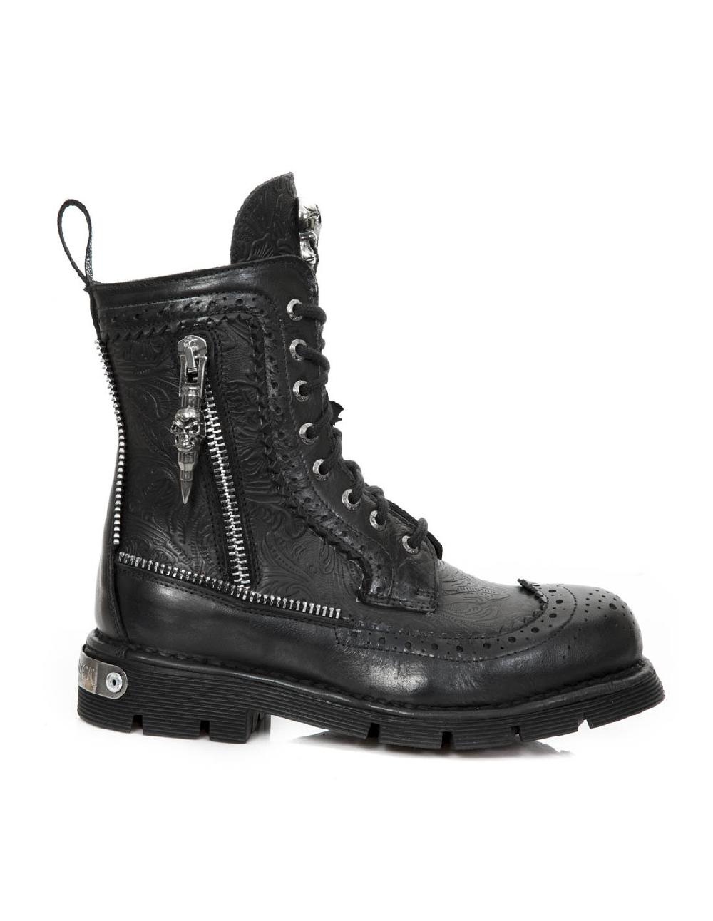 New Rock BOOT METALLIC M-NEWMILI120-C2