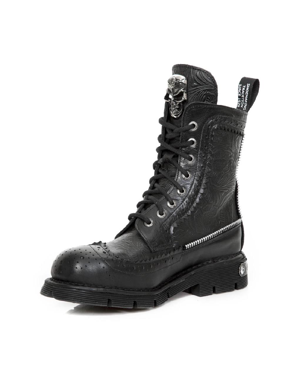 New Rock BOOT METALLIC M-NEWMILI120-C2