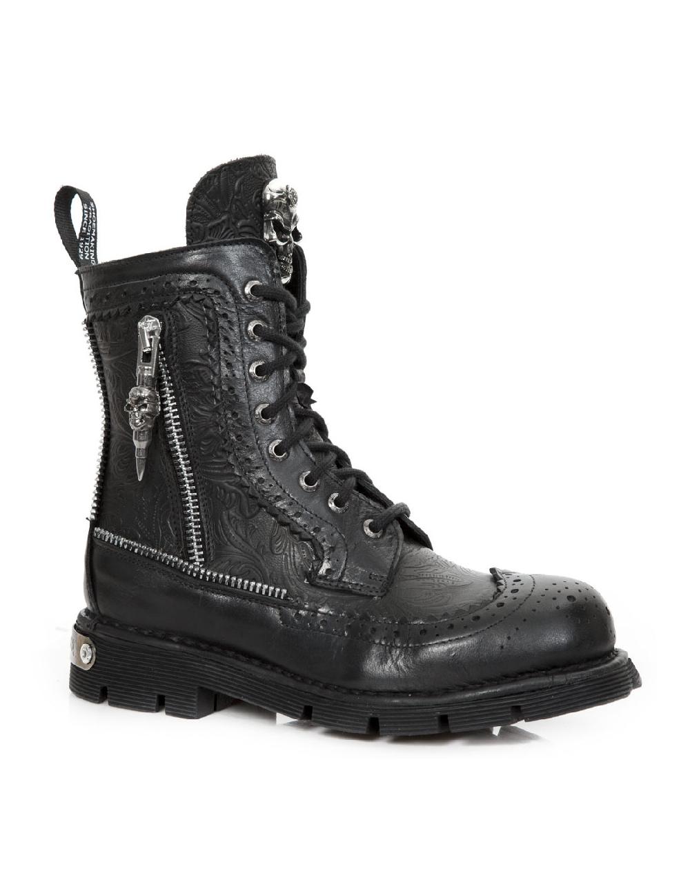 new rock BOOT METALLIC M-NEWMILI120-C2