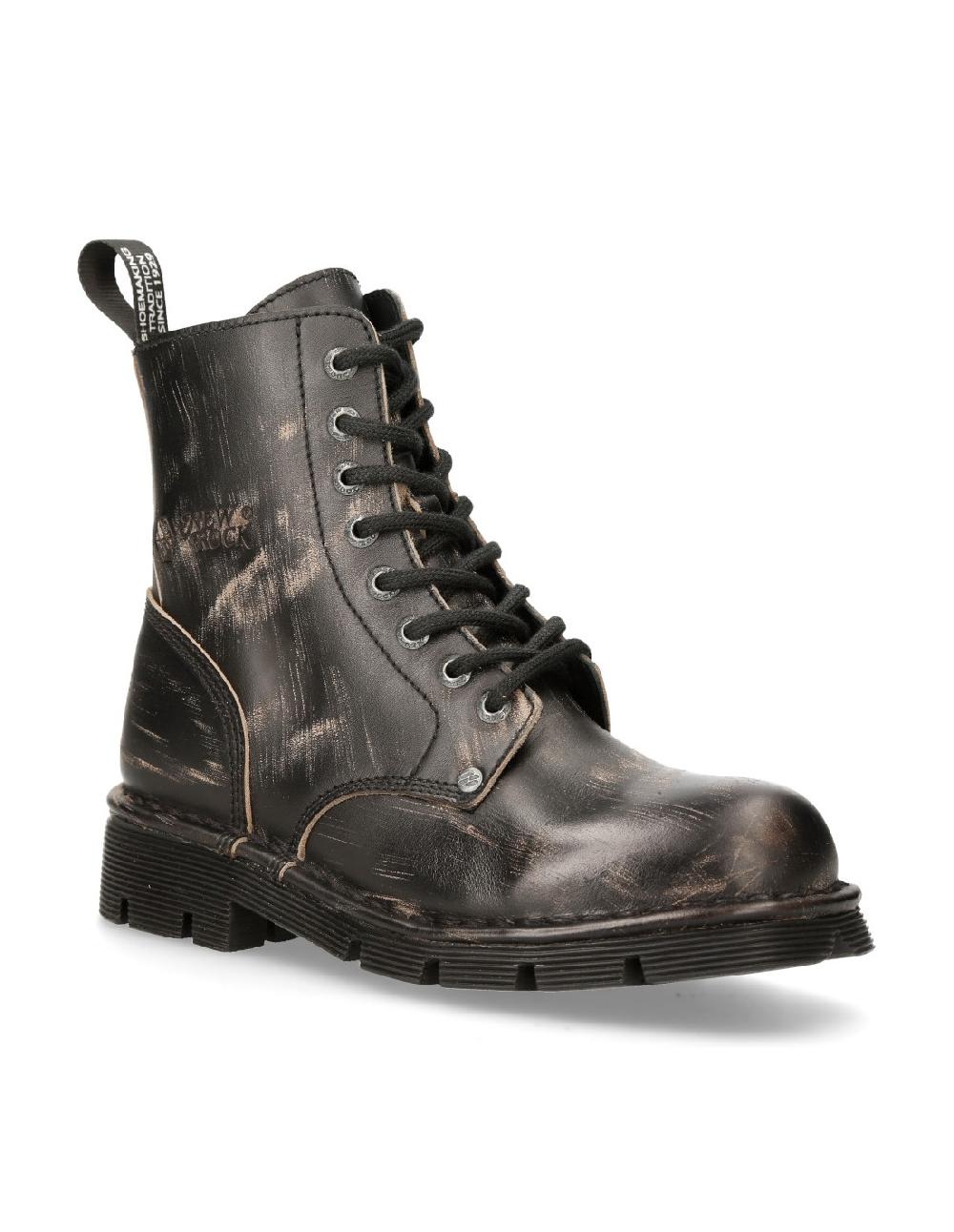 New Rock BOOT METALLIC M-NEWMILI84-C10