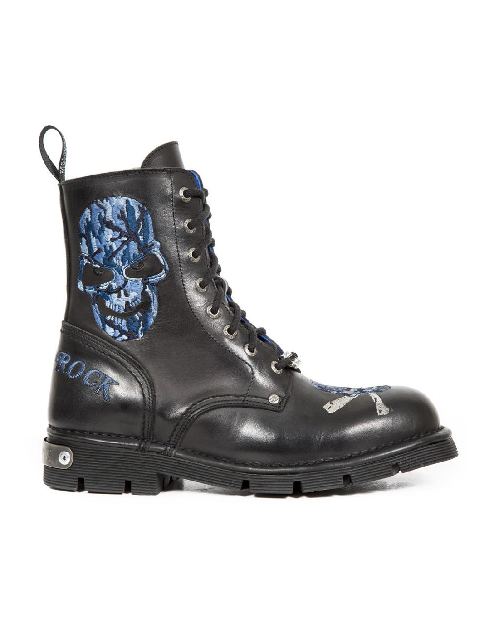 New Rock BOOT METALLIC M-NEWMILI85-C3