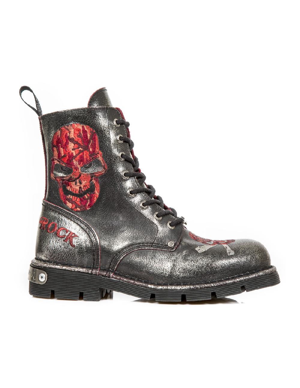 New Rock BOOT METALLIC M-NEWMILI85-C7