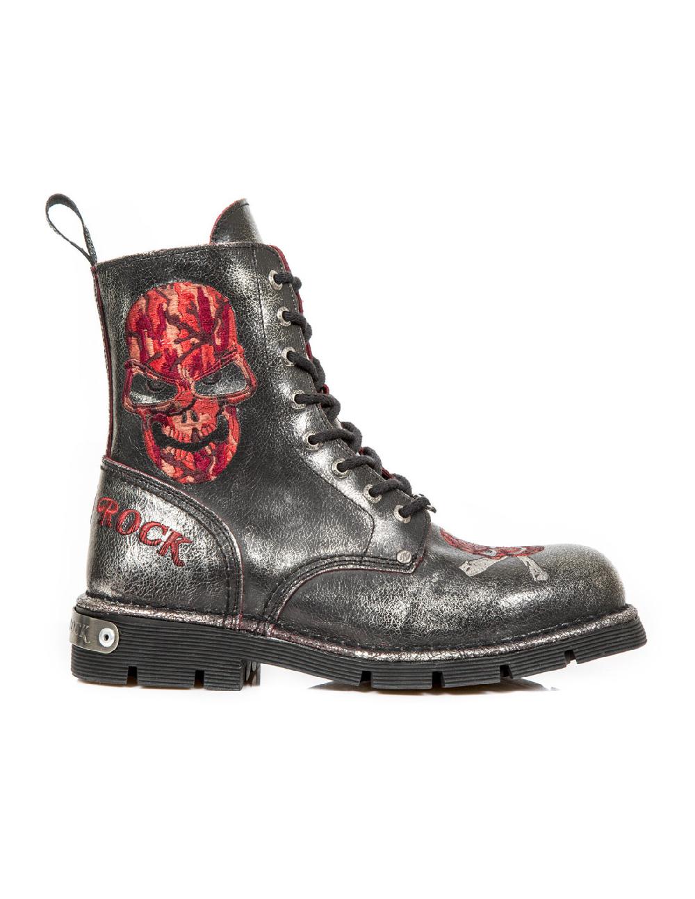 New Rock BOOT METALLIC M-NEWMILI85-C7