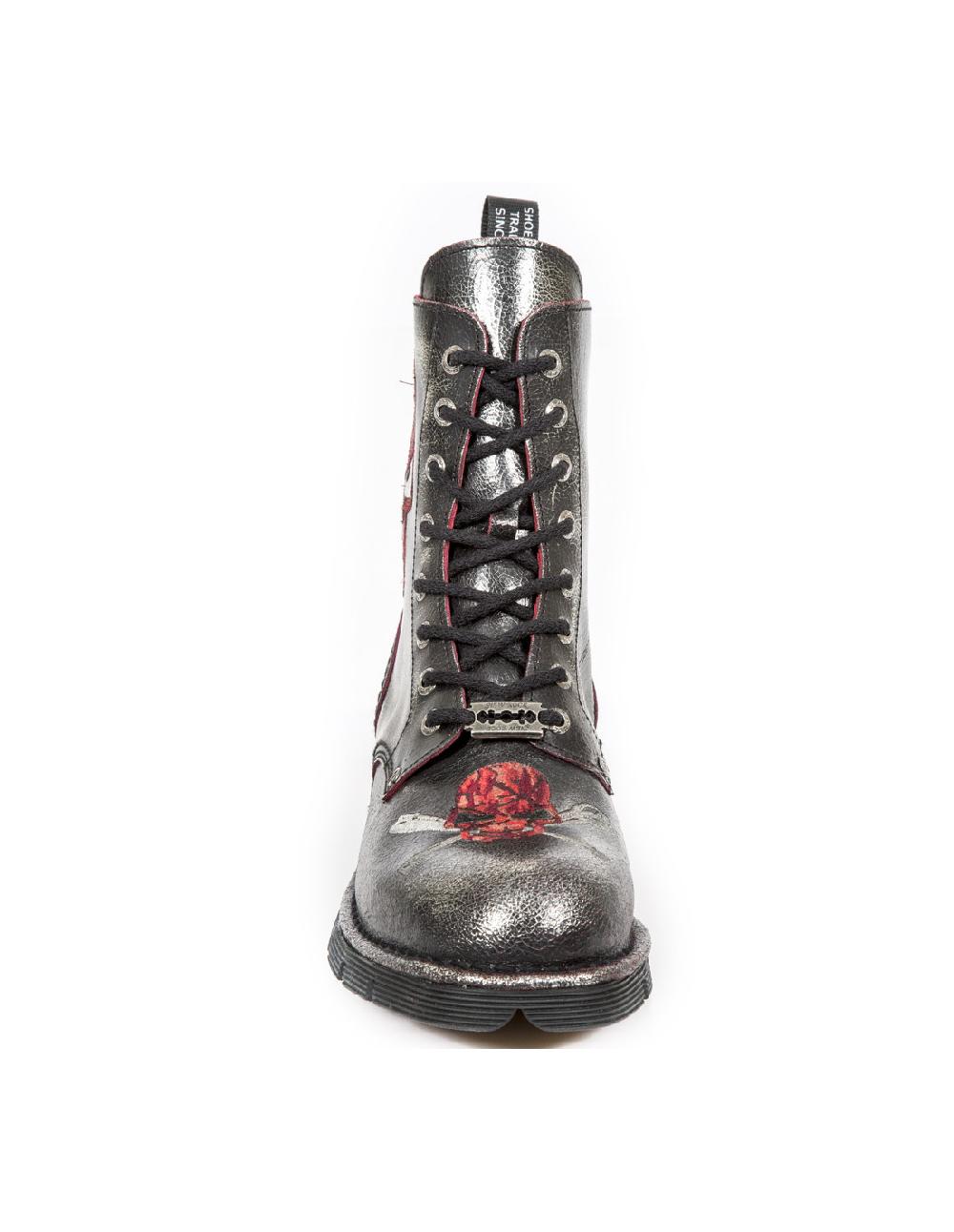 New Rock BOOT METALLIC M-NEWMILI85-C7