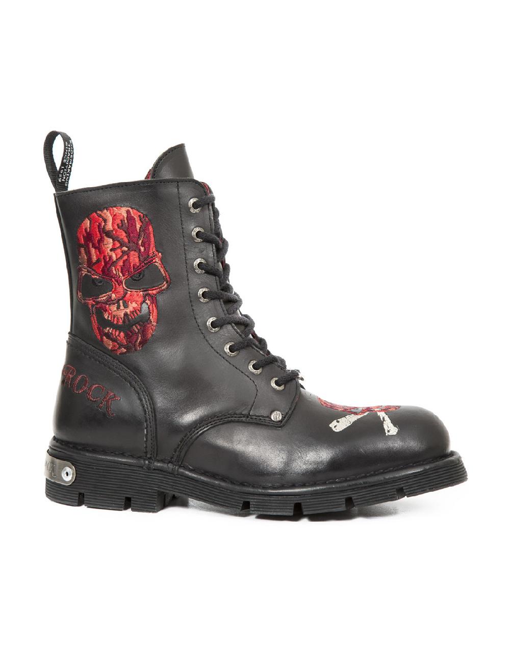 New Rock BOOT METALLIC M-NEWMILI85-S2