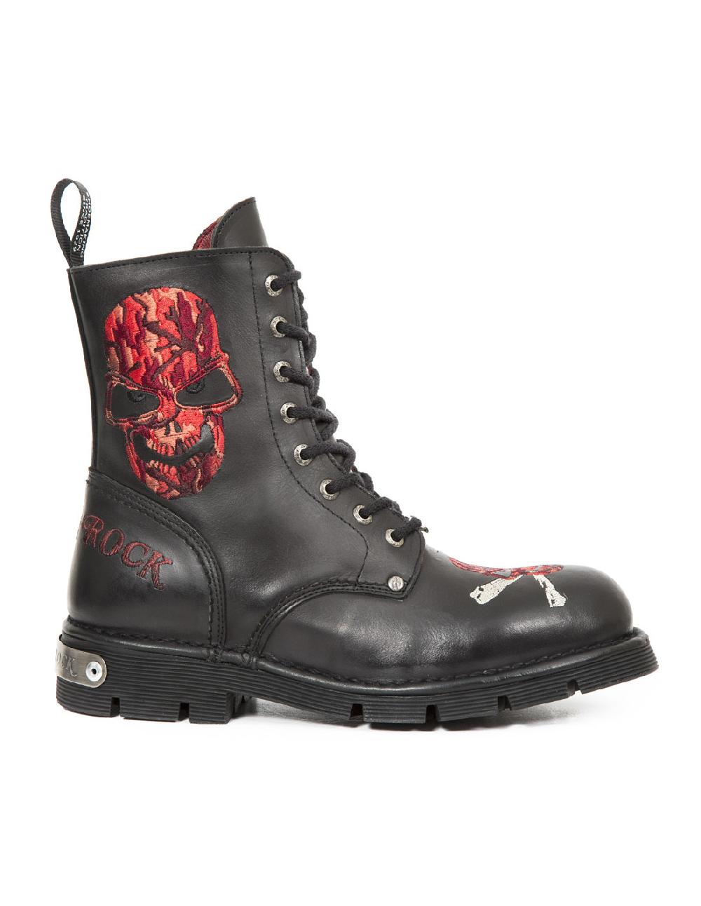 New Rock BOOT METALLIC M-NEWMILI85-S2