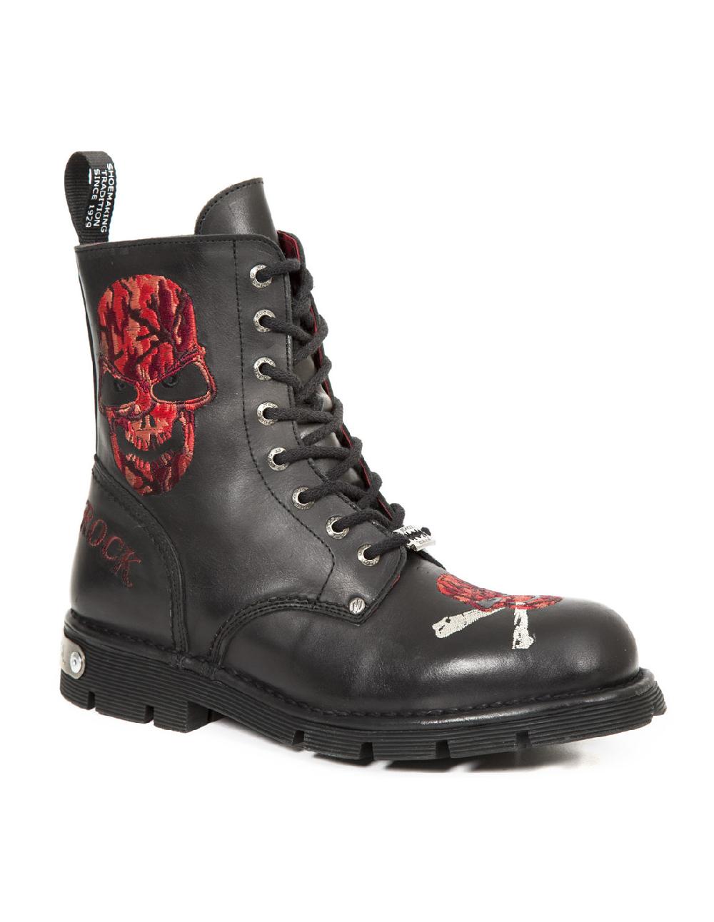 new rock BOOT METALLIC M-NEWMILI85-S2