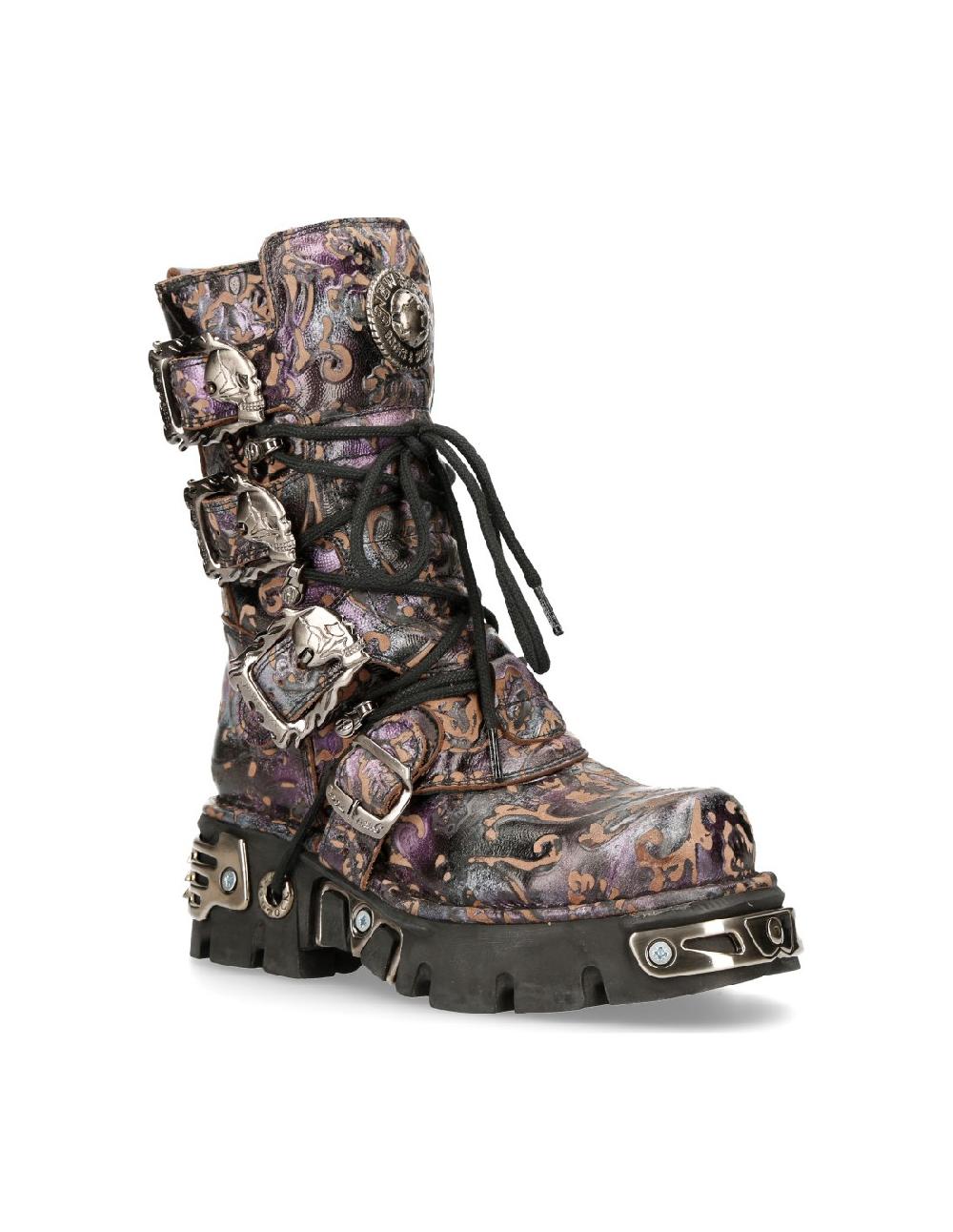 New Rock BOOT PURPLE REACTOR M-391-S5