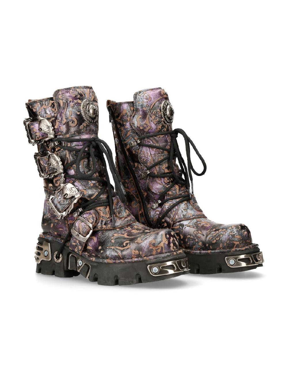 new rock BOOT PURPLE REACTOR M-391-S5