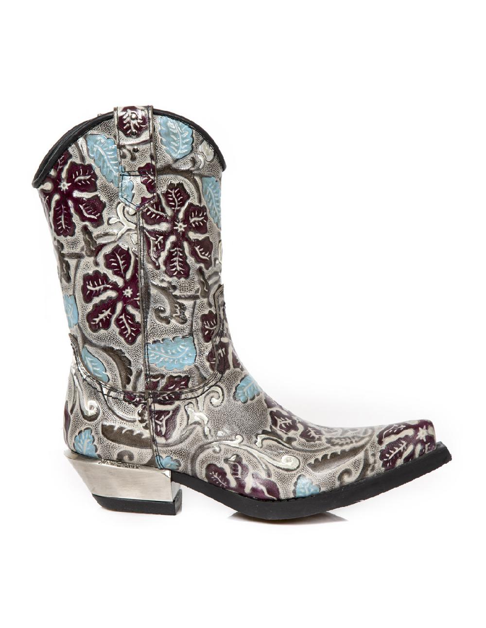new rock BOOT WEST M-WST053-C4