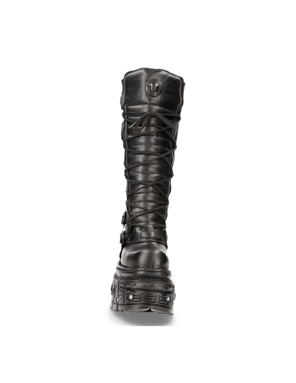 New Rock HIGH BOOT BLACK IMPERFECT M-272-C38