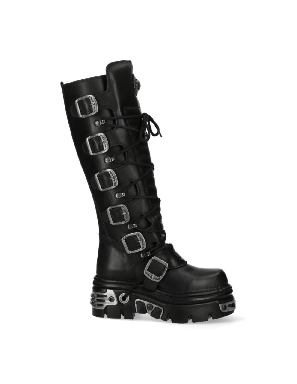 New Rock HIGH BOOT BLACK REACTOR M-272-S1