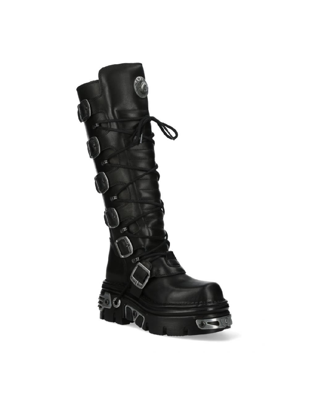 New Rock HIGH BOOT BLACK REACTOR M-272-S1