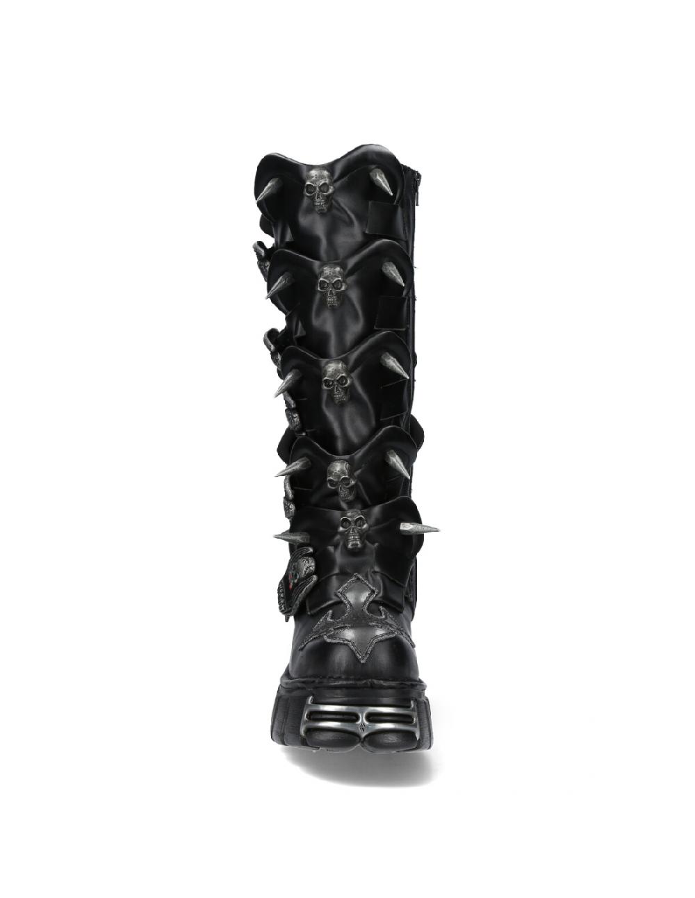 New Rock HIGH BOOT BLACK TOWER M-755-C4