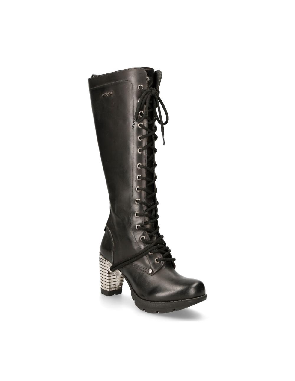 New Rock HIGH BOOT BLACK TRAIL M-TR005-S1