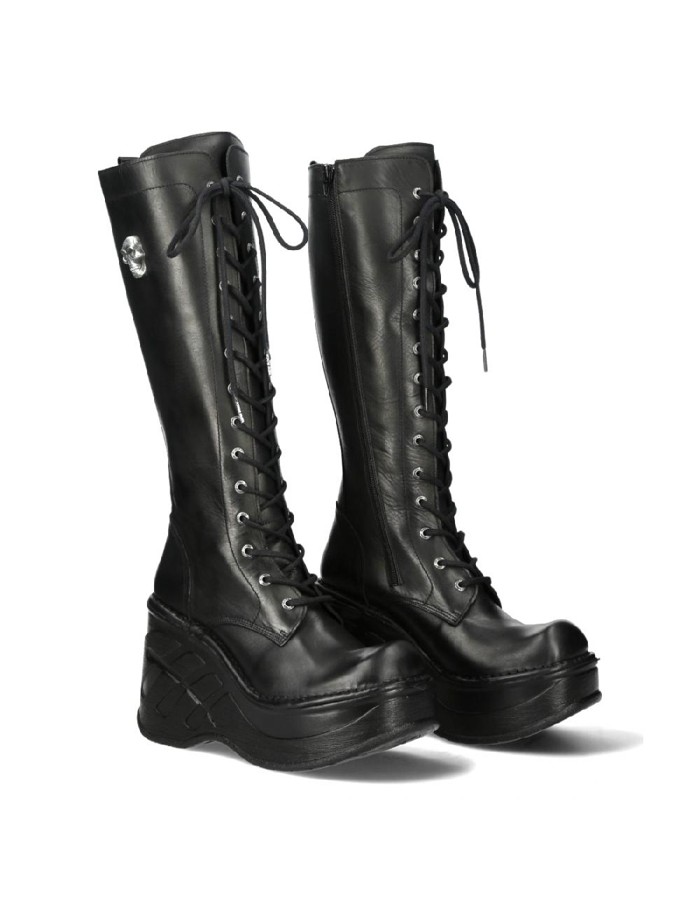 new rock HIGH BOOT CUÑA M-SP9811-S1