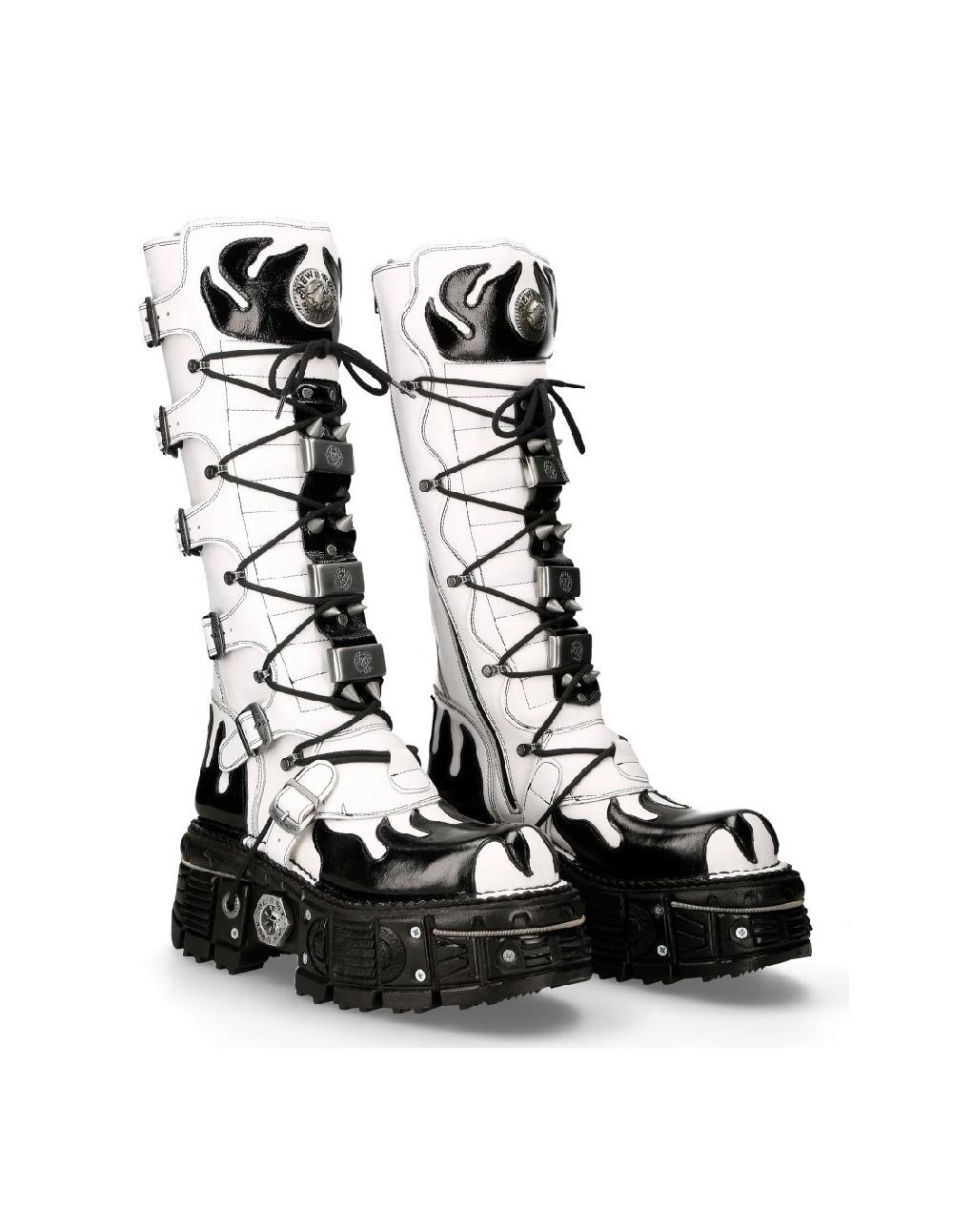 new rock HIGH BOOT IMPERFECT M-161-C9