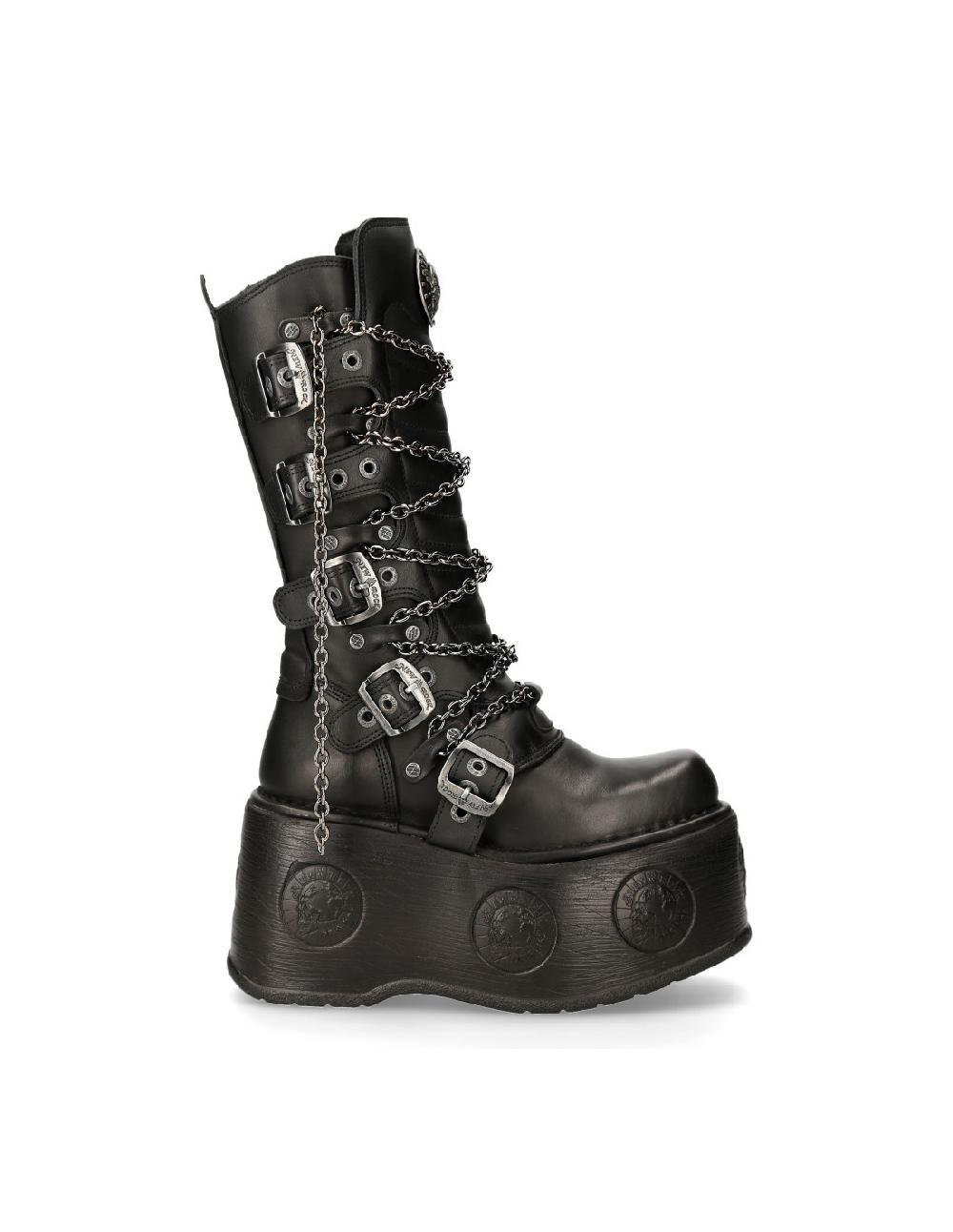 New Rock HIGH BOOT METALLIC M-1013-C12