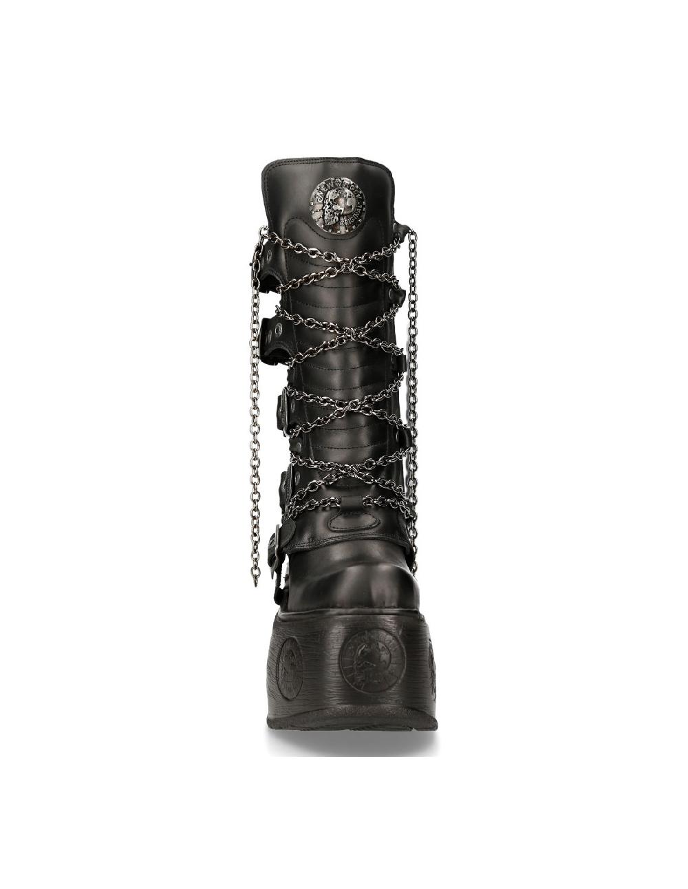 New Rock HIGH BOOT METALLIC M-1013-C12