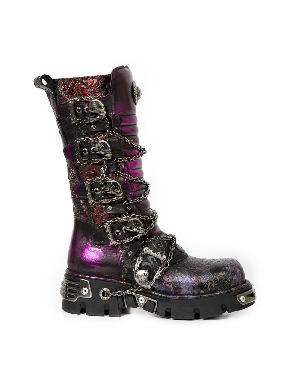 New Rock HIGH BOOT METALLIC M-1013-CZ69