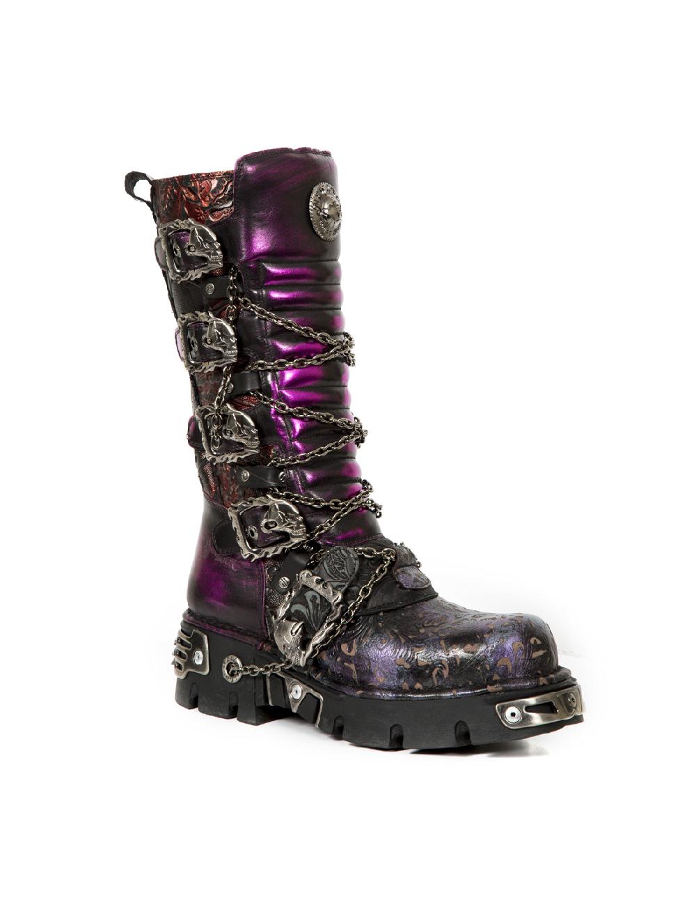 New Rock HIGH BOOT METALLIC M-1013-CZ69