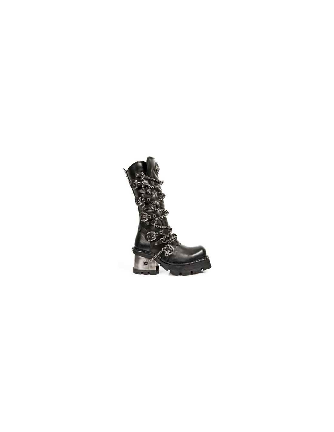 new rock HIGH BOOT METALLIC M-1017-C1