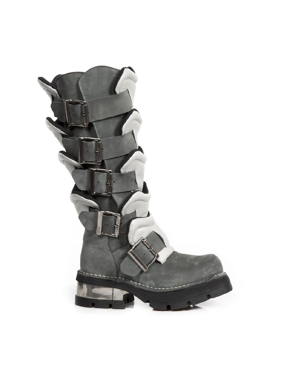 new rock HIGH BOOT METALLIC M-1513-C2
