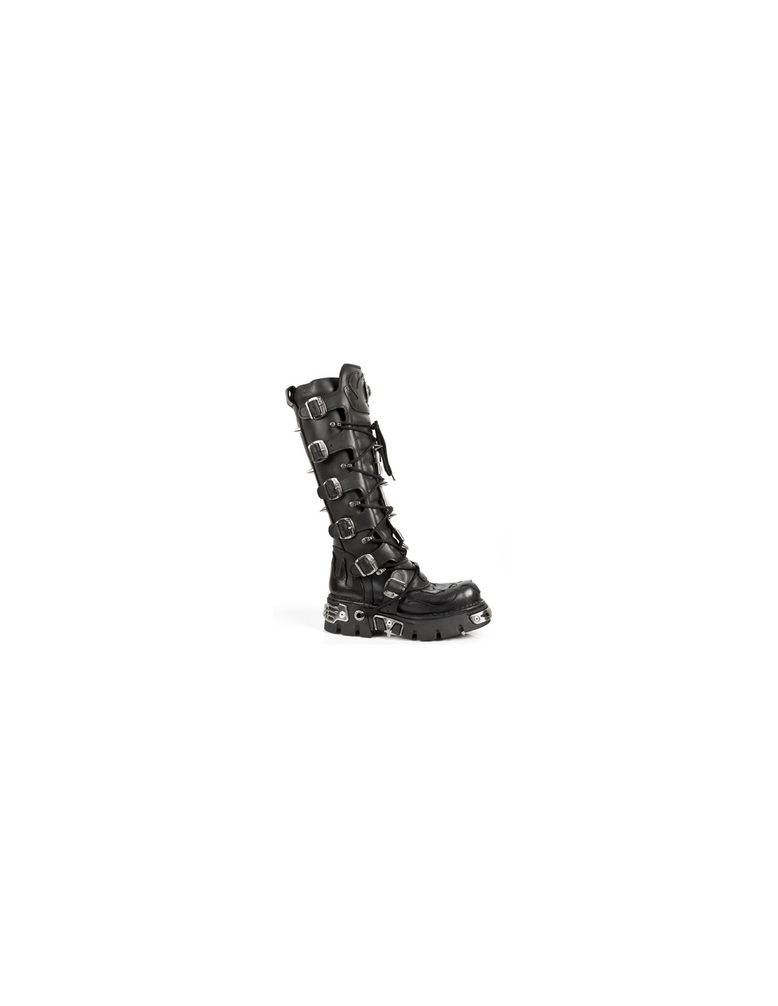 new rock HIGH BOOT METALLIC M-161-S1