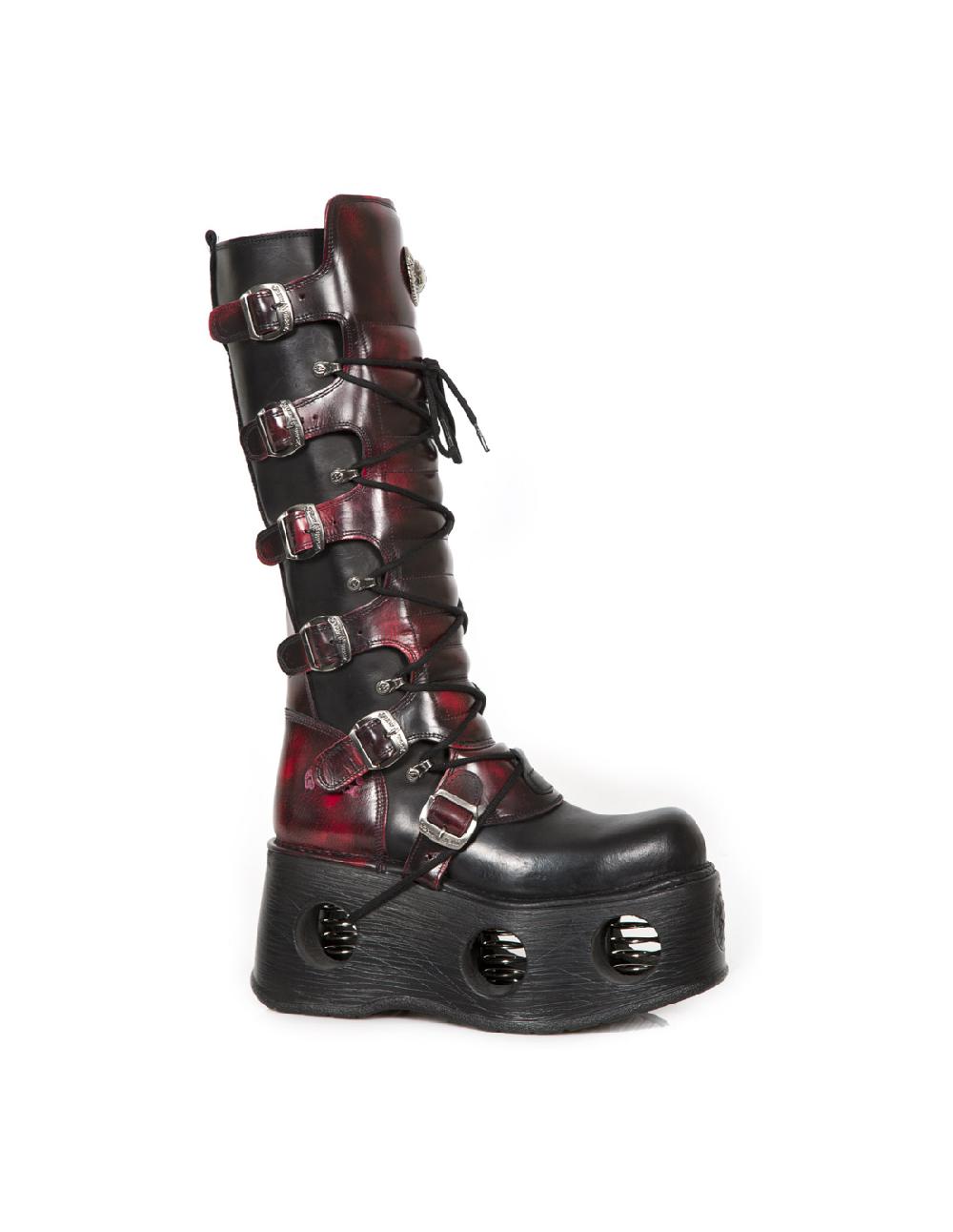 new rock HIGH BOOT METALLIC M-272-C24