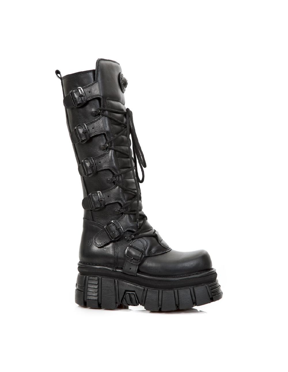 new rock HIGH BOOT METALLIC M-272-C27
