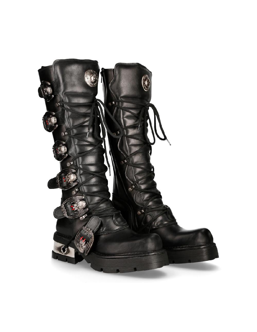 new rock HIGH BOOT METALLIC M-272-C34