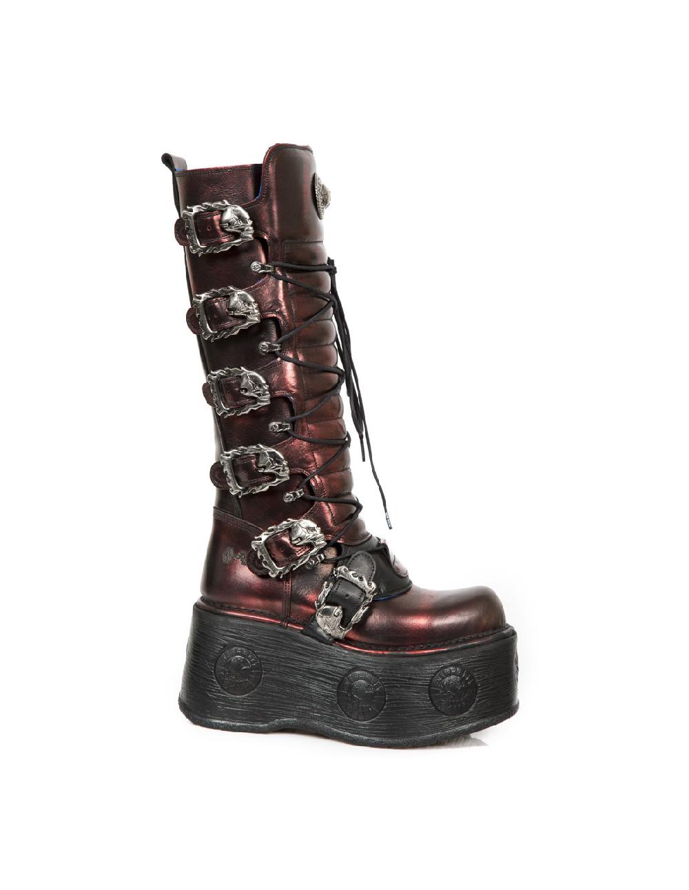 new rock HIGH BOOT METALLIC M-272-CZ03