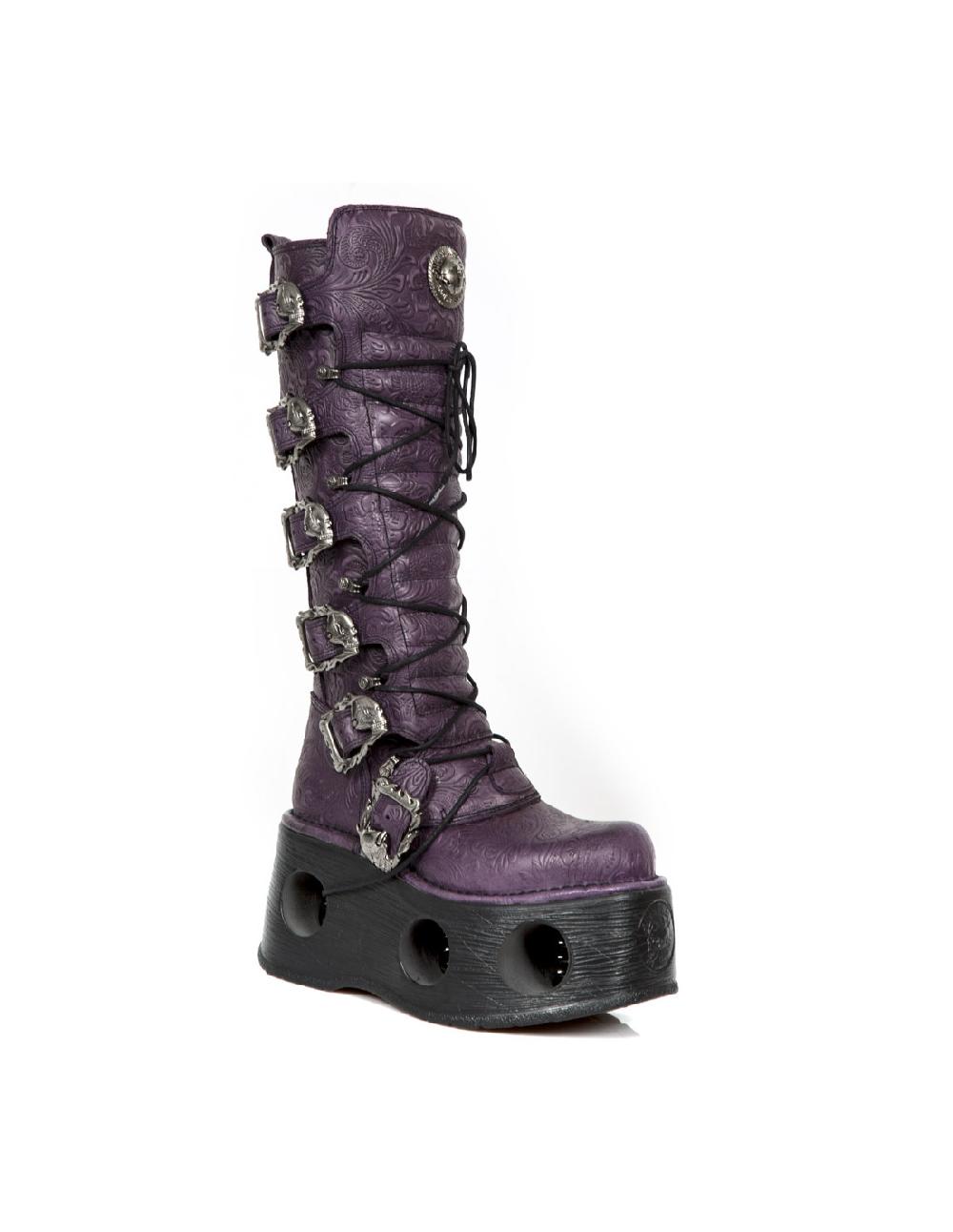 New Rock HIGH BOOT METALLIC M-272-CZ17