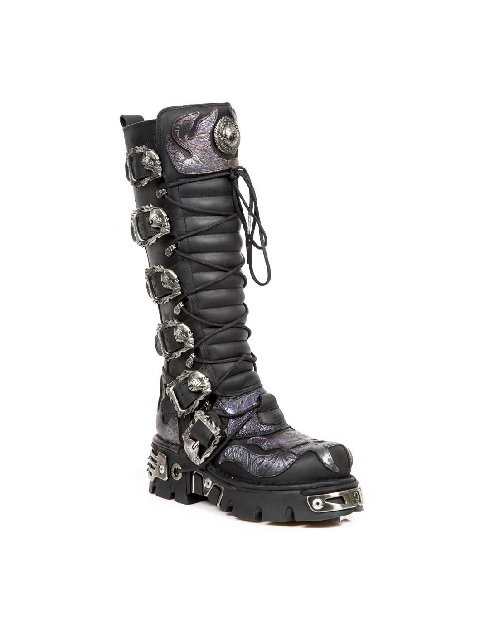 New Rock HIGH BOOT METALLIC M-272-CZ18