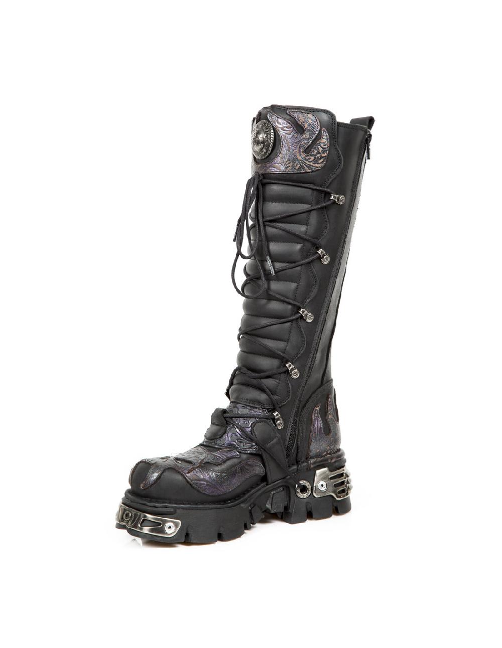 New Rock HIGH BOOT METALLIC M-272-CZ18