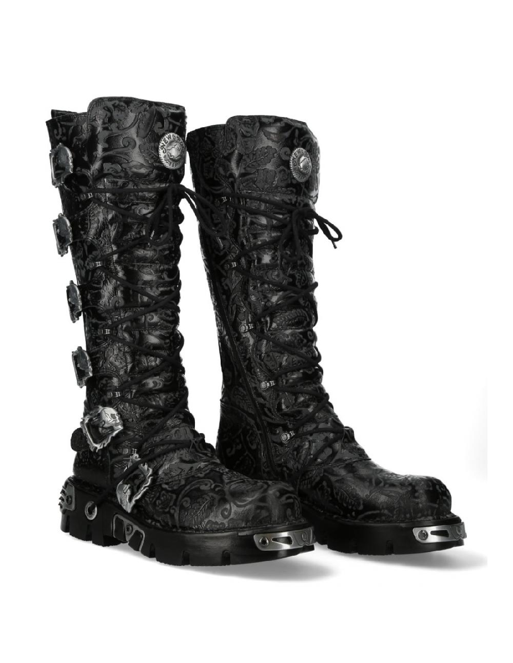 new rock HIGH BOOT METALLIC M-272-CZ19