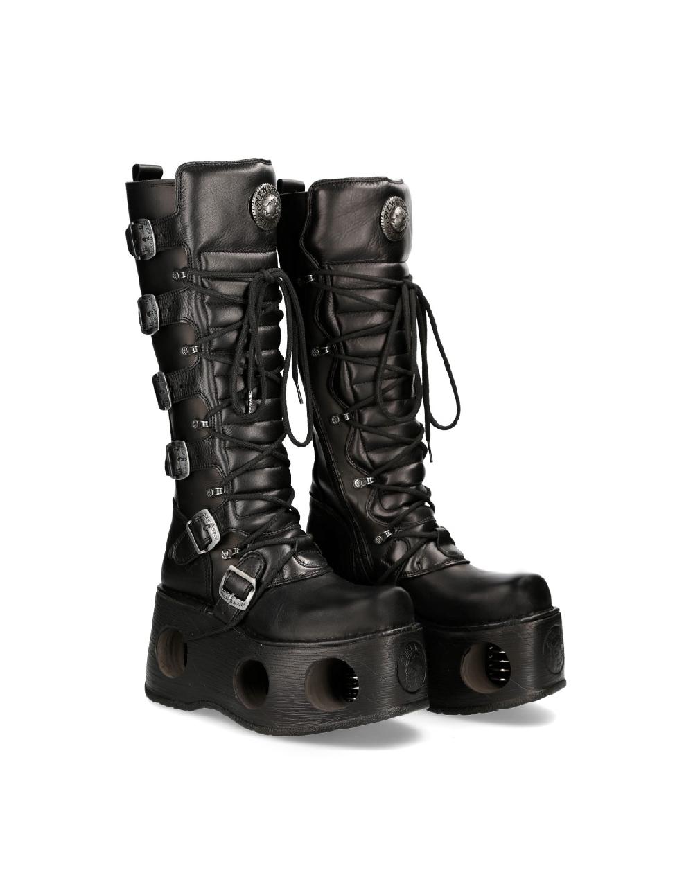 new rock HIGH BOOT METALLIC M-272-S2